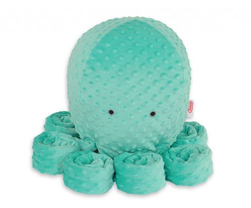 BabyLion Prémium Óriás minky ölelő polip (75 cm) - Menta