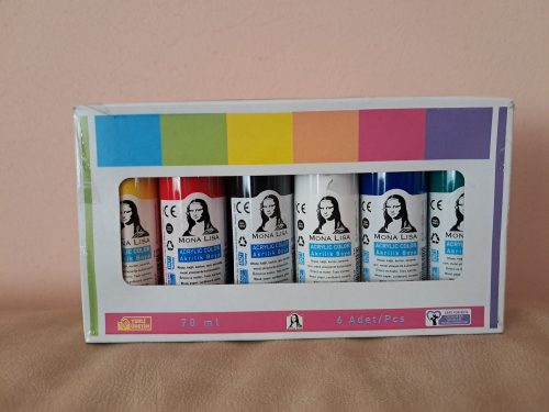 Akrilfesték Készlet - 6x70 ml - Mona Lisa