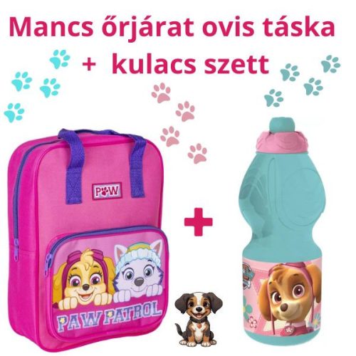 Mancs őrjáratos Ovis táska + Kulacs szett - Skye, Everest